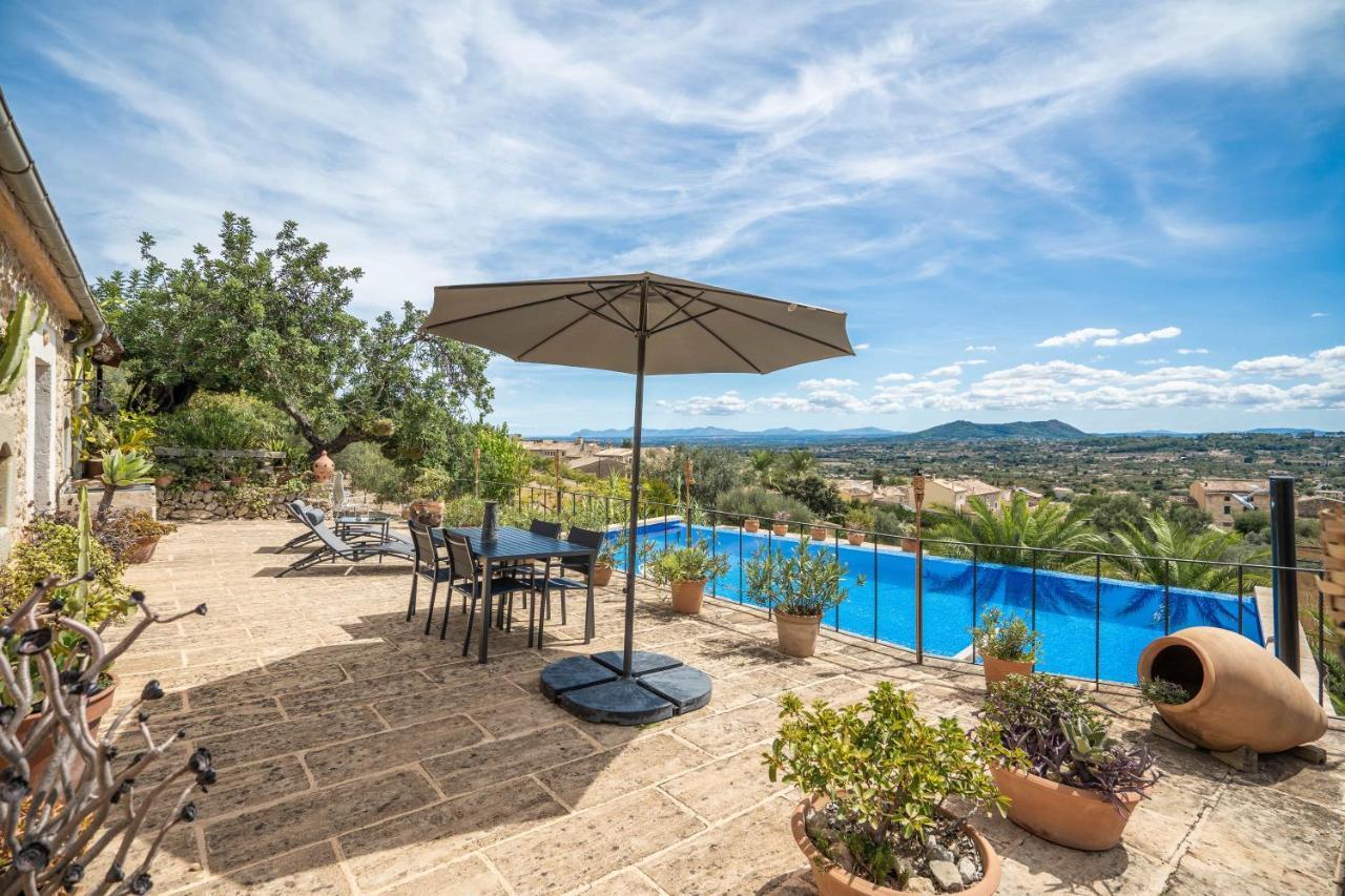 CAN PULIT - finca romántica para 2 con piscina y vistas en Selva Mallorca Selva (Mallorca) Exterior foto