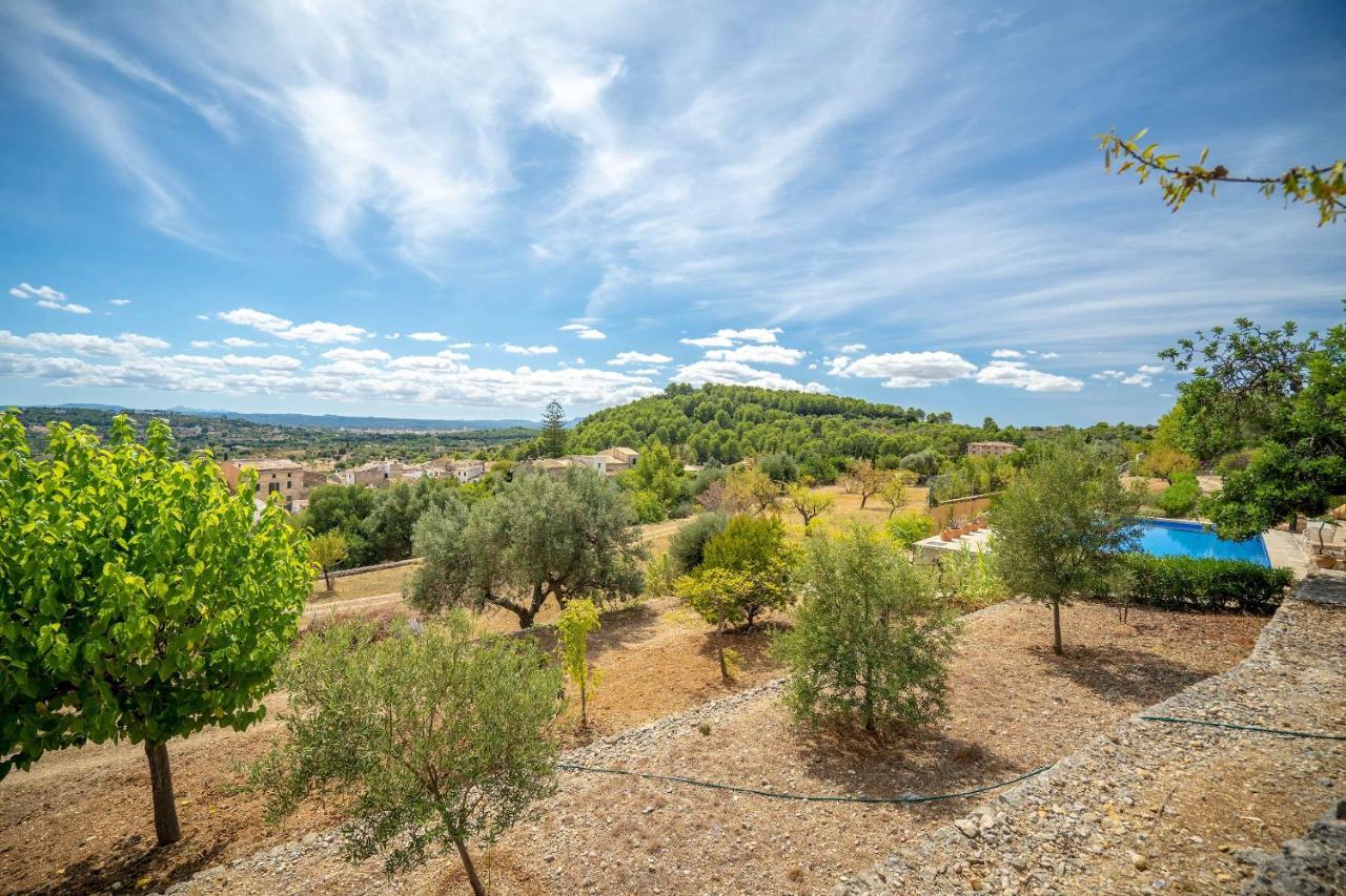 CAN PULIT - finca romántica para 2 con piscina y vistas en Selva Mallorca Selva (Mallorca) Exterior foto